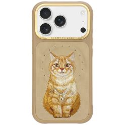 iPhone 17 Pro Max Nimmy Lucky Fashion Cat MagSafe tok barna