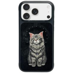 iPhone 17 Pro Max Nimmy Lucky Fashion Cat MagSafe fekete tok