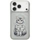 iPhone 17 Pro Max Nimmy Lucky Fashion Cat MagSafe szürke tok