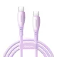 Joyroom S-A59 Vibrant Series 60W USB-C - USB-C Kábel 1.2m - Lila