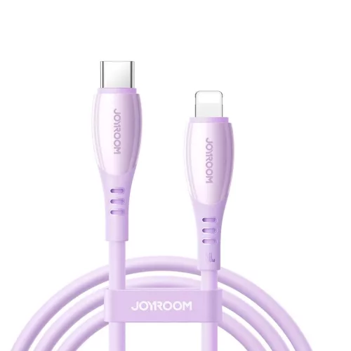 Joyroom S-A59 Vibrant Series 30W USB-C - Lightning kábel 1.2m - lila