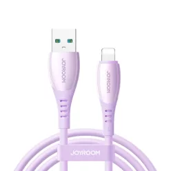   Joyroom S-A59 Vibrant Series 3A USB-A - Lightning kábel 1.2m - lila