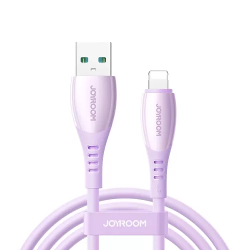 Joyroom S-A59 Vibrant Series 3A USB-A - Lightning kábel 1.2m - lila