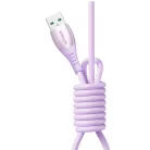 Joyroom S-A59 Vibrant Series 3A USB-A - Lightning kábel 1.2m - lila