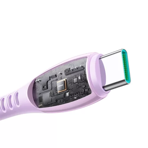 Joyroom S-A59 Vibrant Series 3A USB-A - USB-C Kábel 1.2m - Lila