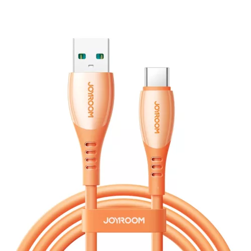 Joyroom S-A59 Vibrant Series 3A USB-A - USB-C kábel 1.2m - Narancssárga