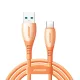 Joyroom S-A59 Vibrant Series 3A USB-A - USB-C kábel 1.2m - Narancssárga