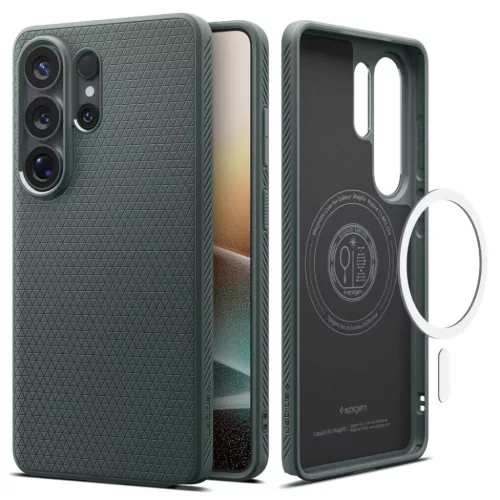 Samsung Galaxy S26 Ultra Spigen Liquid Air Mag Magsafe tok Zöld