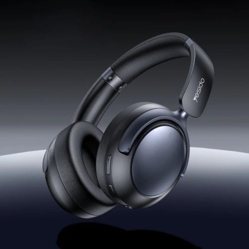 Yesido - Vezeték nélküli fejhallgató (EP07) - Bluetooth V5.3, Hibrid zajszűrés, ENC, 500mAh - Fekete