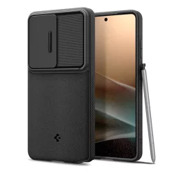 Samsung Galaxy S26 Ultra Spigen Optik Armor tok fekete