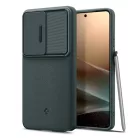 Samsung Galaxy S26 Ultra Spigen Optik Armor tok, zöld