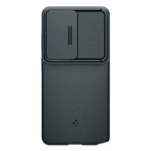 Samsung Galaxy S26 Ultra Spigen Optik Armor tok, zöld