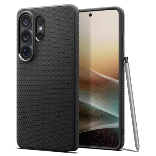 Samsung Galaxy S26 Ultra Spigen Liquid Air tok, Fekete Matt