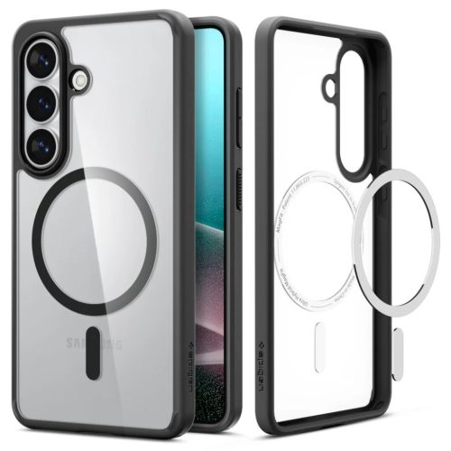 Samsung Galaxy S26 Spigen Ultra Hybrid Mag Magsafe tok, Matte Black / Fekete Matt