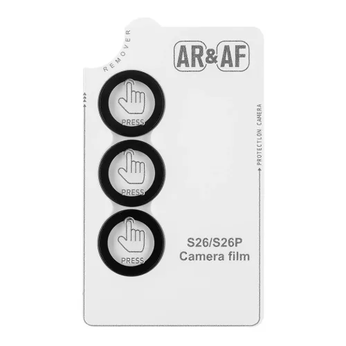 Samsung Galaxy S26+ Fekete OBAL:ME Lencsevédő üvegfólia