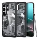 Spigen Ultra Hybrid Mag MagSafe tok Samsung Galaxy S26 Ultra Zero One - Átlátszó Fekete