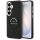 Samsung Galaxy S26 Karl Lagerfeld Embossed Ring RSG Logo MagSafe tok fekete
