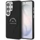 Samsung Galaxy S26 Ultra Karl Lagerfeld dombornyomott Ring RSG Logo MagSafe fekete tok
