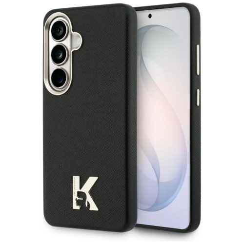 Samsung Galaxy S26 Karl Lagerfeld K Metal Logo MagSafe tok fekete