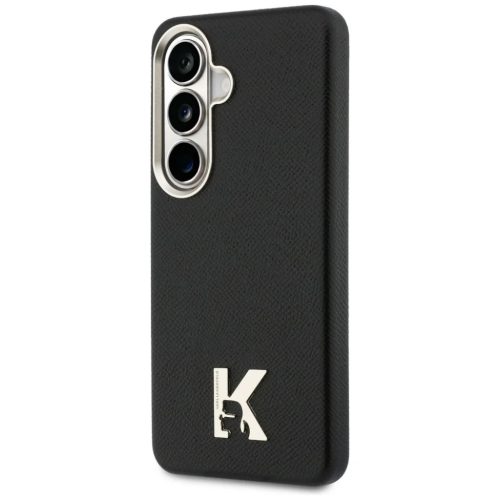 Samsung Galaxy S26 Karl Lagerfeld K Metal Logo MagSafe tok fekete