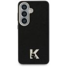 Samsung Galaxy S26 Karl Lagerfeld K Metal Logo MagSafe tok fekete