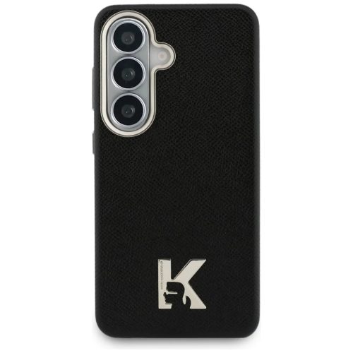 Samsung Galaxy S26 Karl Lagerfeld K Metal Logo MagSafe tok fekete