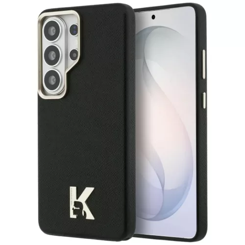 Samsung Galaxy S26 Ultra Karl Lagerfeld K Metal Logo MagSafe tok fekete