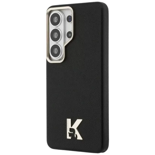 Samsung Galaxy S26 Ultra Karl Lagerfeld K Metal Logo MagSafe tok fekete