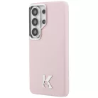 Samsung Galaxy S26 Ultra Karl Lagerfeld K Metal Logo MagSafe tok rózsaszín