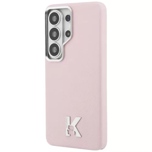 Samsung Galaxy S26 Ultra Karl Lagerfeld K Metal Logo MagSafe tok rózsaszín