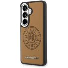 Samsung Galaxy S26 Karl Lagerfeld Perforált KL MagSafe barna tok