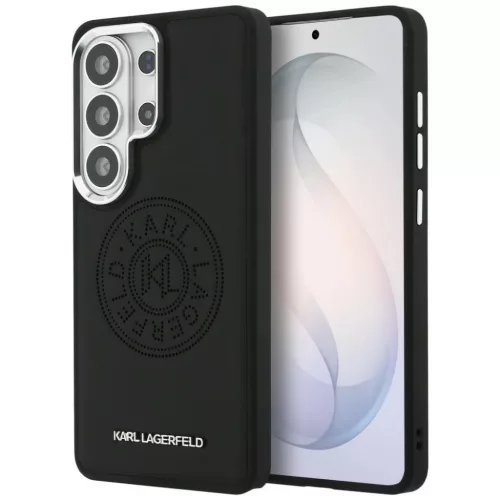 Samsung Galaxy S26 Ultra Karl Lagerfeld Perforált KL MagSafe tok fekete