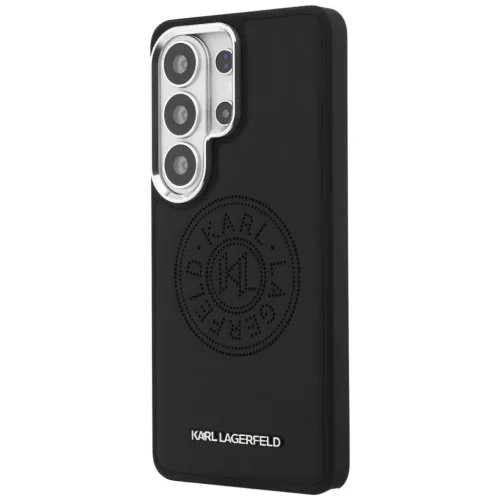 Samsung Galaxy S26 Ultra Karl Lagerfeld Perforált KL MagSafe tok fekete