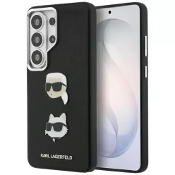   Samsung Galaxy S26 Ultra Karl Lagerfeld Saffiano Double Heads Metal tok fekete