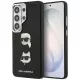 Samsung Galaxy S26 Ultra Karl Lagerfeld Saffiano Double Heads Metal tok fekete