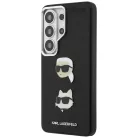 Samsung Galaxy S26 Ultra Karl Lagerfeld Saffiano Double Heads Metal tok fekete