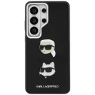 Samsung Galaxy S26 Ultra Karl Lagerfeld Saffiano Double Heads Metal tok fekete