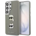 Samsung Galaxy S26 Ultra Karl Lagerfeld Saffiano Double Heads Metal tok ezüst