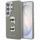 Samsung Galaxy S26 Ultra Karl Lagerfeld Saffiano Double Heads Metal tok ezüst