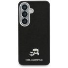 Samsung Galaxy S26 Karl Lagerfeld Saffiano KC Metal Logo tok fekete