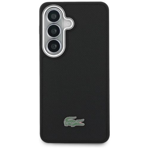 Samsung Galaxy S26 Lacoste Full Wrap Petit Pique MagSafe tok fekete