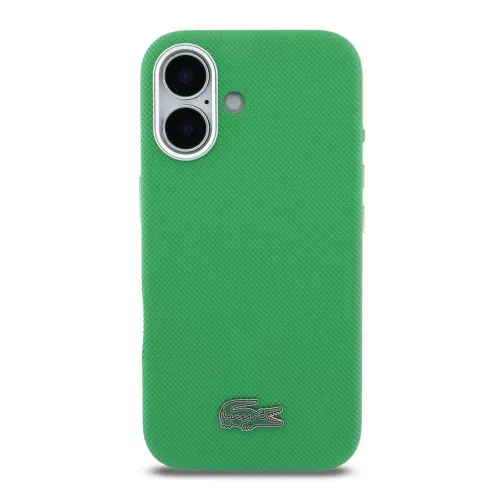 Lacoste PVC Iconic Petit Pique Metal Logo MagSafe iPhone 16 tok