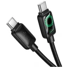USB-C to USB-C Kábel Hoco U146, 60W, 1.2m, Fekete