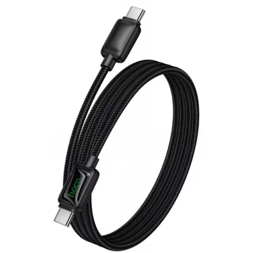 USB-C to USB-C Kábel Hoco U146, 60W, 1.2m, Fekete