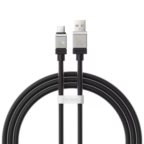 Baseus CoolPlay USB-A to USB-C kábel, 100W, 5A, 1m, fekete