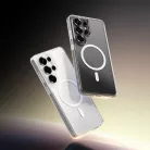 Samsung Galaxy S26 Ultra Átlátszó Rock Crystal Átlátszó Sorozat Mágneses tok