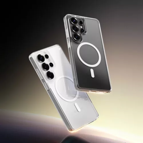 Samsung Galaxy S26 Ultra Átlátszó Rock Crystal Átlátszó Sorozat Mágneses tok