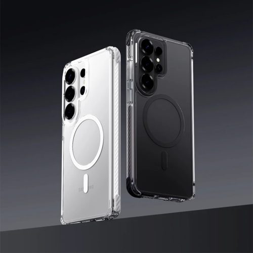 Samsung Galaxy S26 Átlátszó-Fekete Rock Crystal Clear mágneses szériás tok