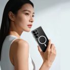 Samsung Galaxy S26 Átlátszó-Fekete Rock Crystal Clear mágneses szériás tok