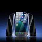 iPhone 17 Pro Rock edzett üveg Privacy teljes lefedettség, antisztatikus üvegfólia